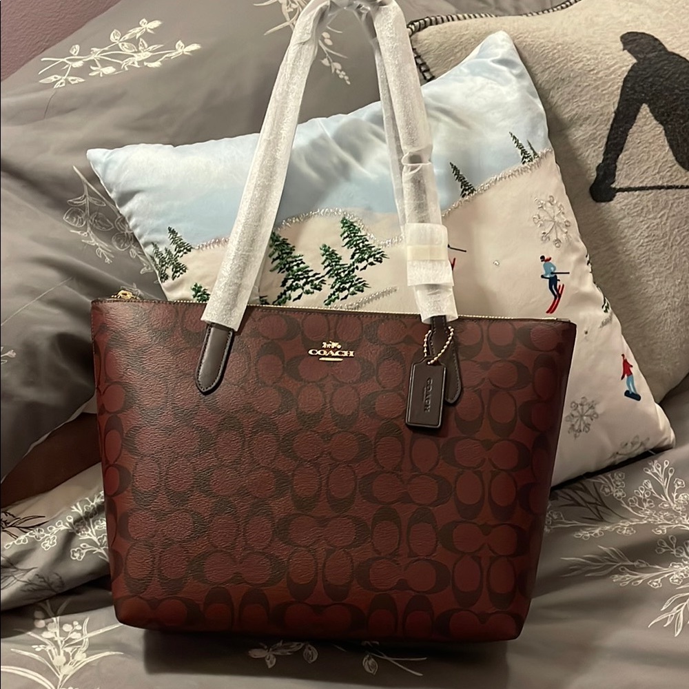 Coach Brown Tote Bag